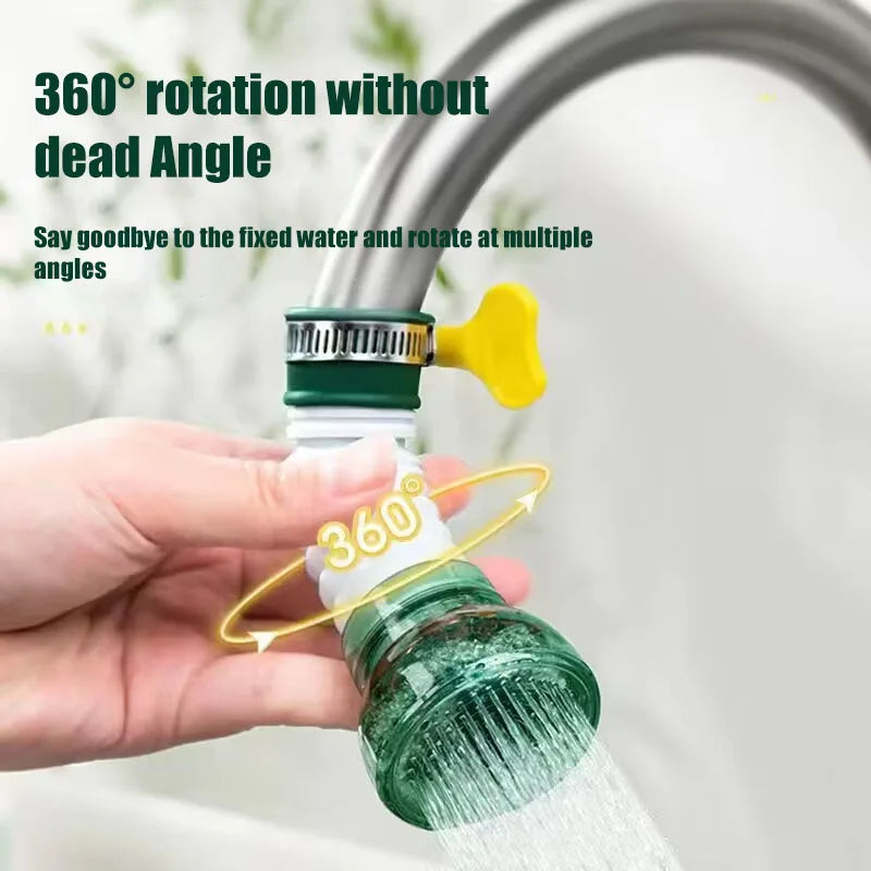 360° Faucet Extender Nozzle with Mineral Filter – Splash-Proof