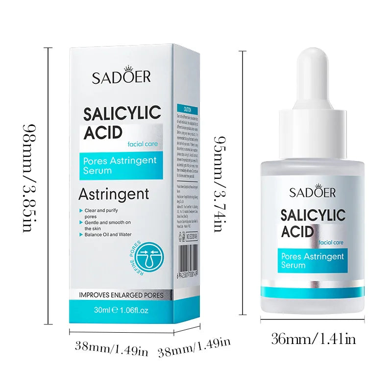 Hyaluronic Acid & Salicylic Acid Face Serum | Pore Tightening
