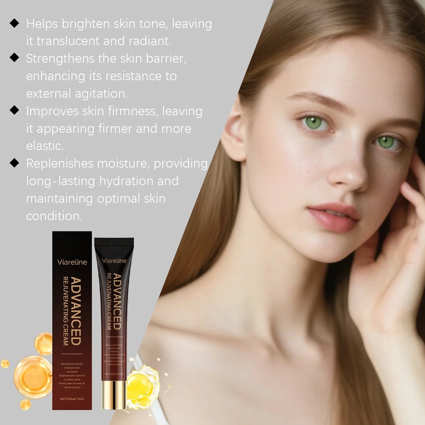 Viareline Face Cream – Firming, Brightening & Moisturizing 20g