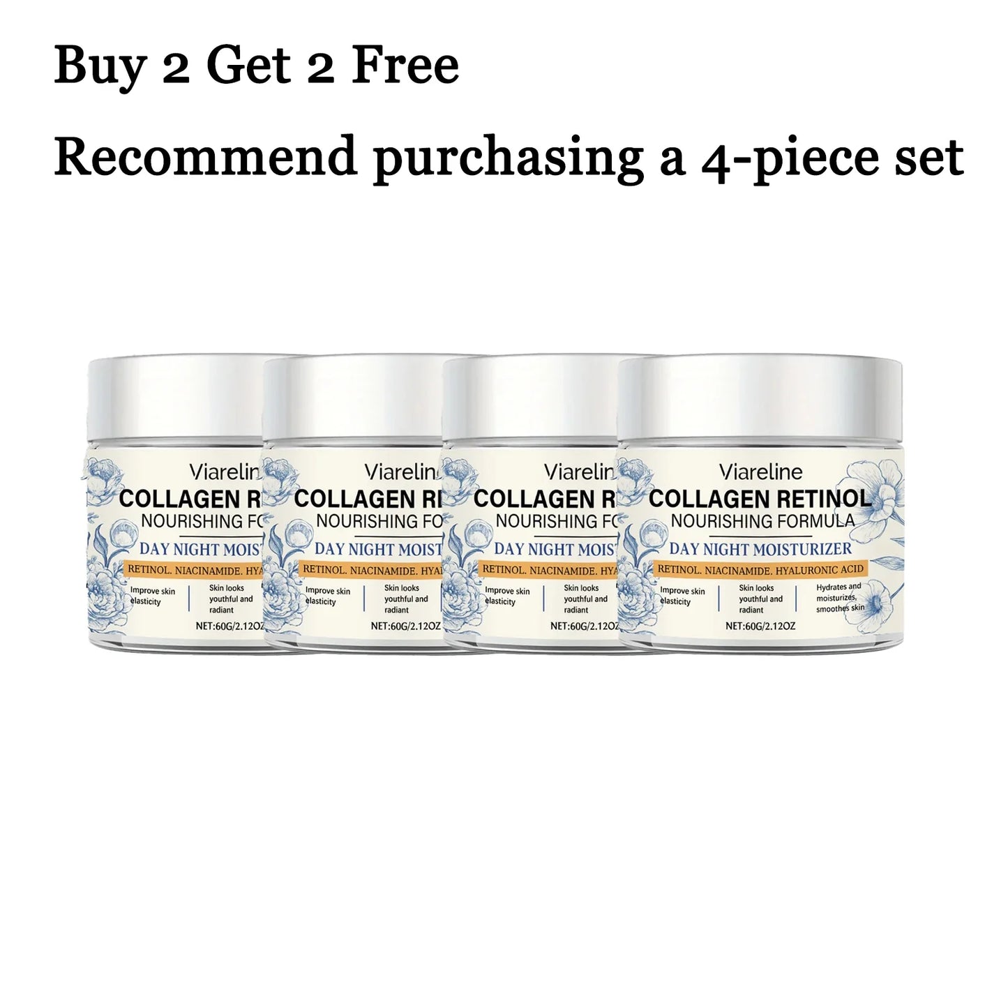 Viareline Retinol Face Cream 60g – Anti-Aging Moisturizer