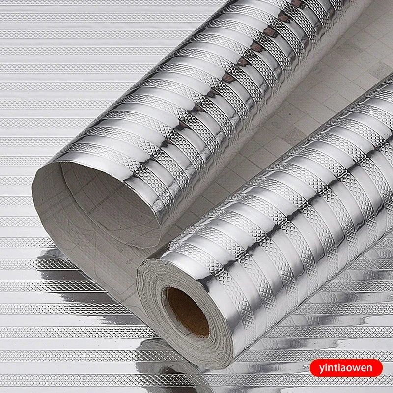 40cm Self-Adhesive Aluminum Foil Kitchen Backsplash Liner
