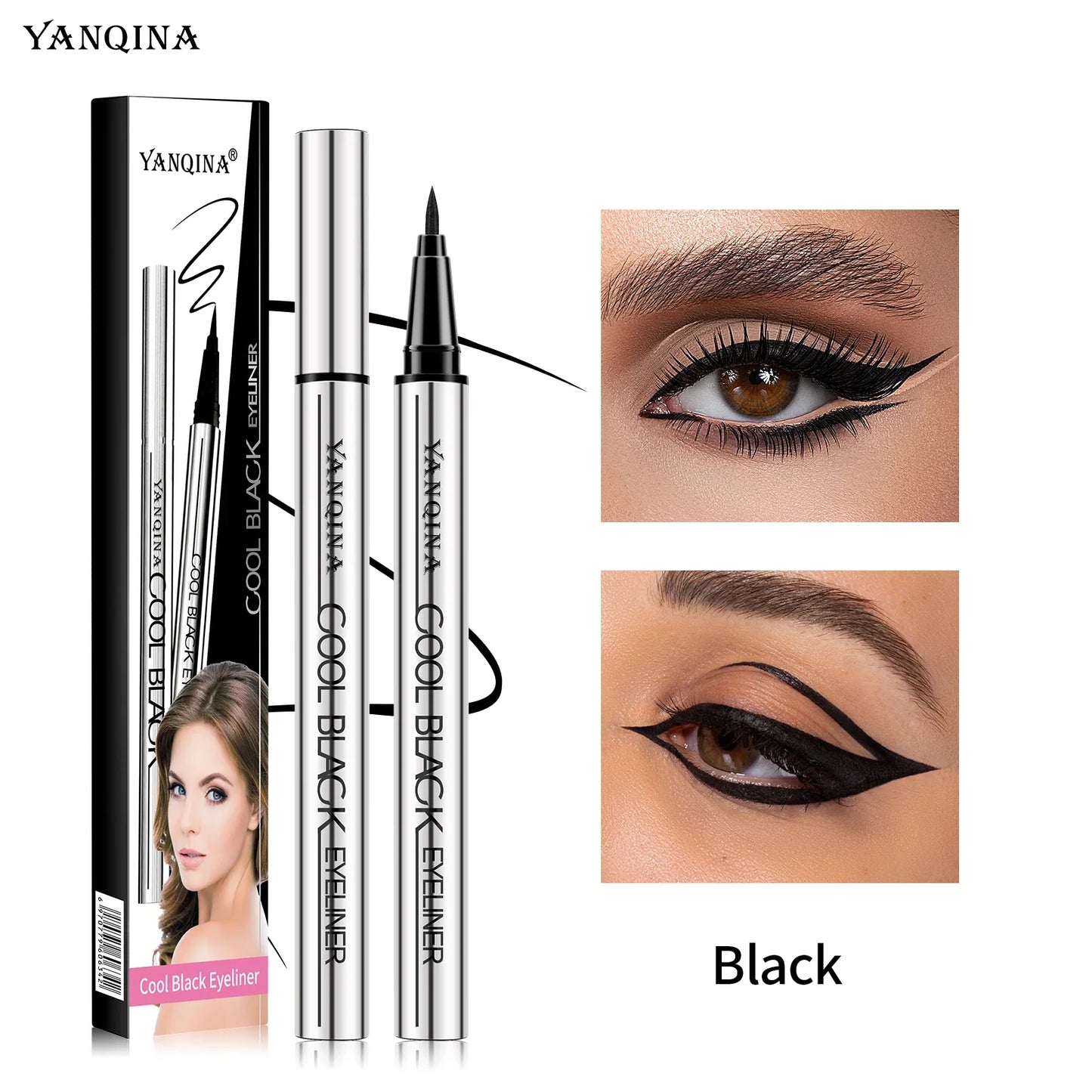 Waterproof Liquid Eyeliner Pen – Quick-Dry Matte & Smudge-Proof