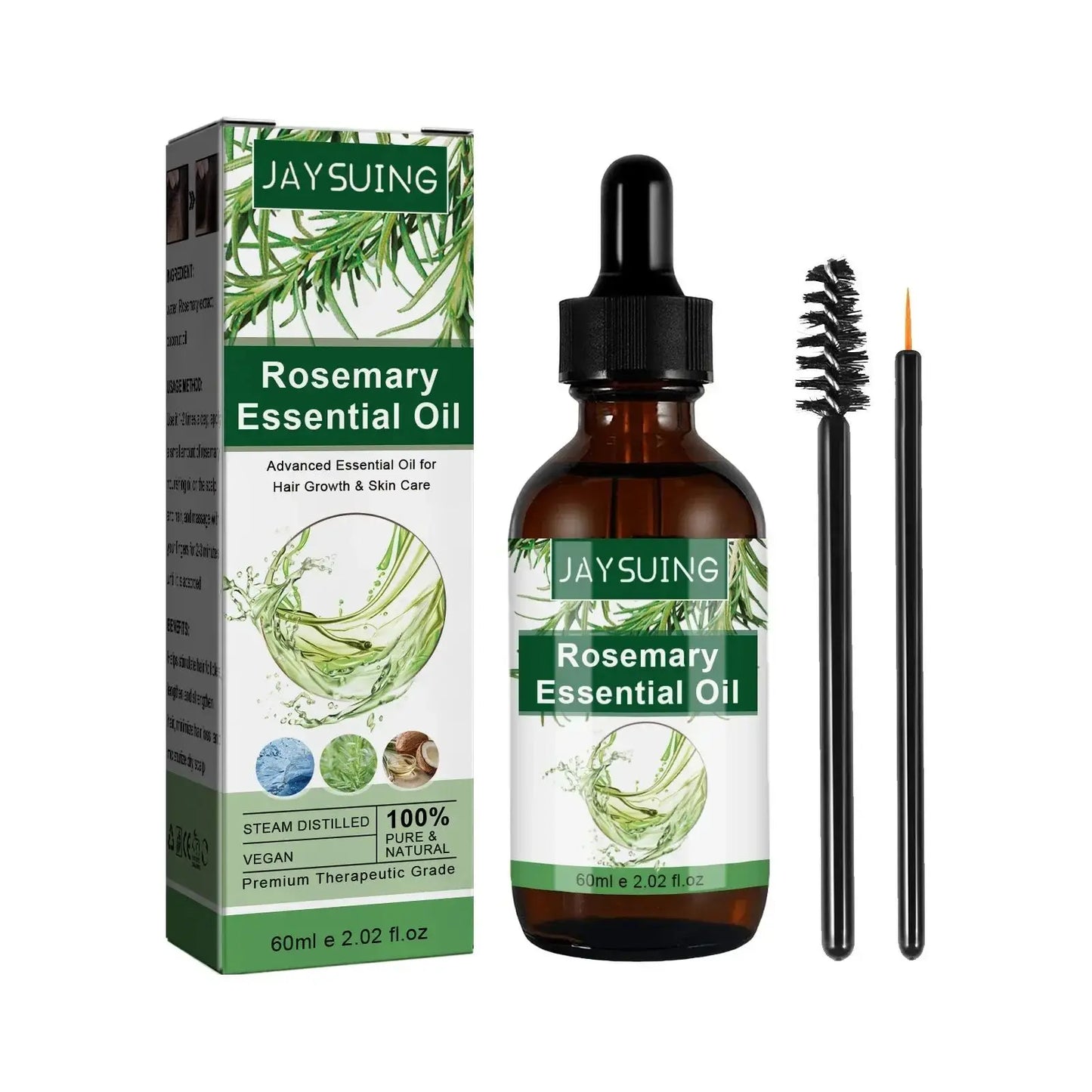 Rosemary Hair Growth Oil – Scalp, Lash & Eyebrow Serum 60ml