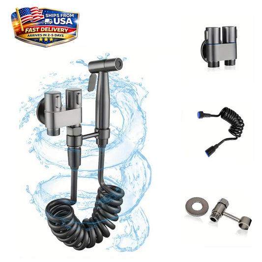 Handheld Bidet Sprayer with Dual Pressure Control Peaceful Pleasures Health and Wellness