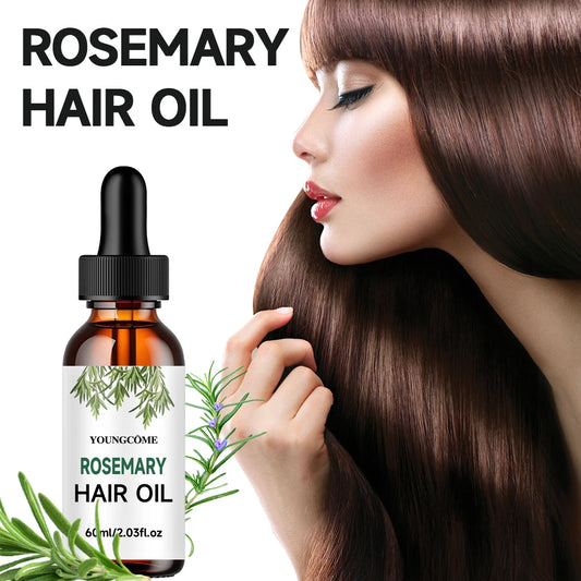 Rosemary Dense Hair Essential Oil Repair Hairs Damage Prevent Hair Loss Promotes Hair Growth Fights Dandruff Dry ScalpAdds Shine Peaceful Pleasures Health and Wellness 60ml