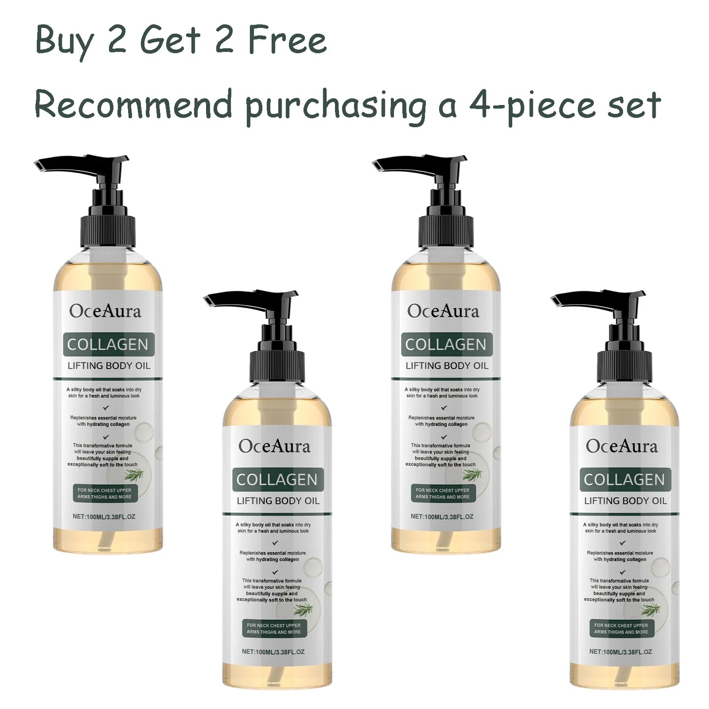 Collagen Body Oil – Moisturizing, Firming & Skin Tightening