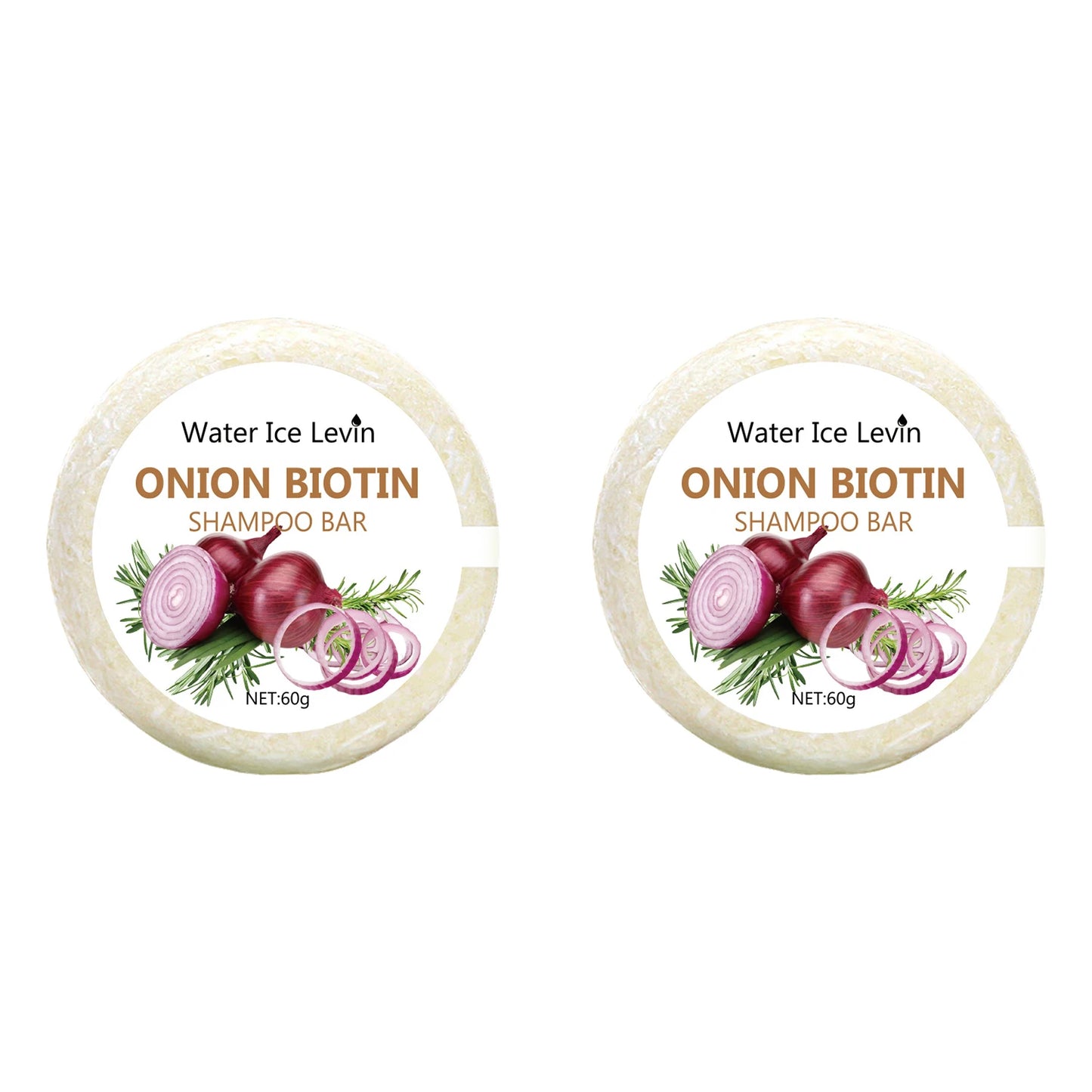 Onion & Biotin Shampoo Bar 60g | Rosemary, All Hair Types