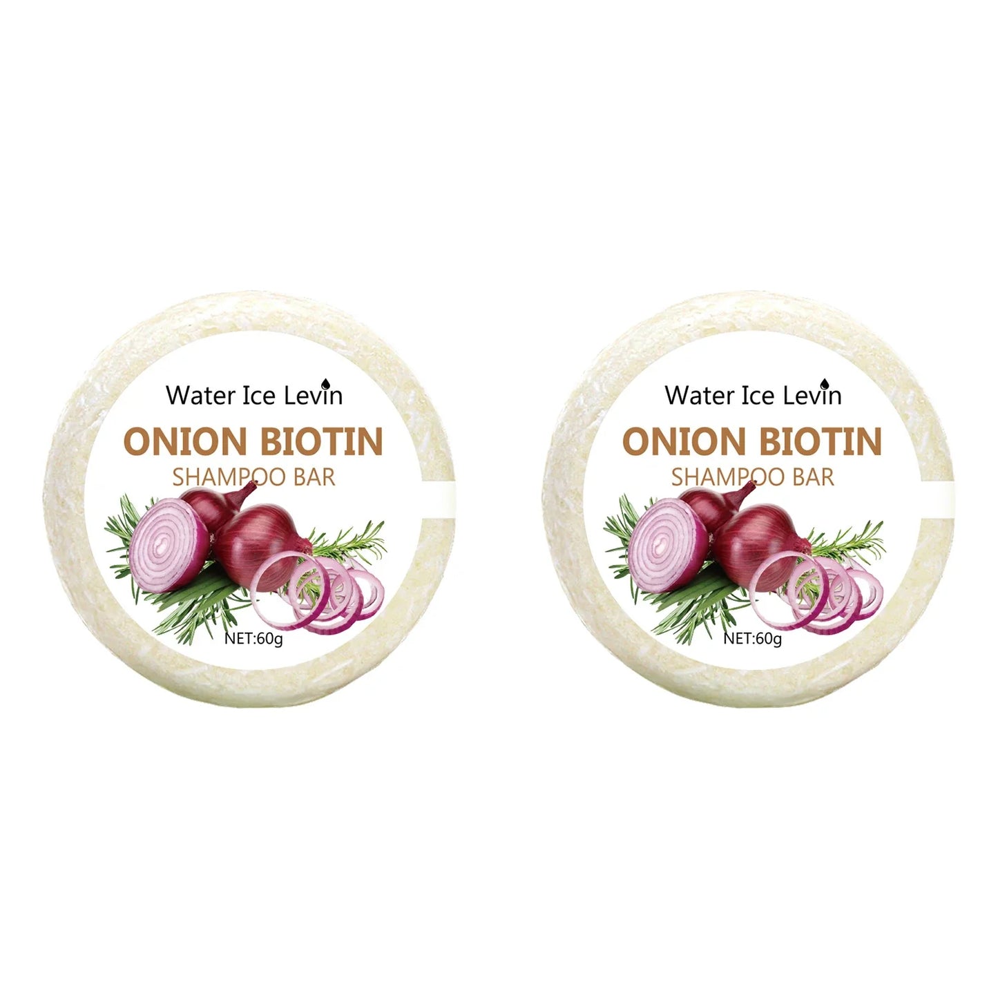 Onion & Biotin Shampoo Bar 60g | Rosemary, All Hair Types