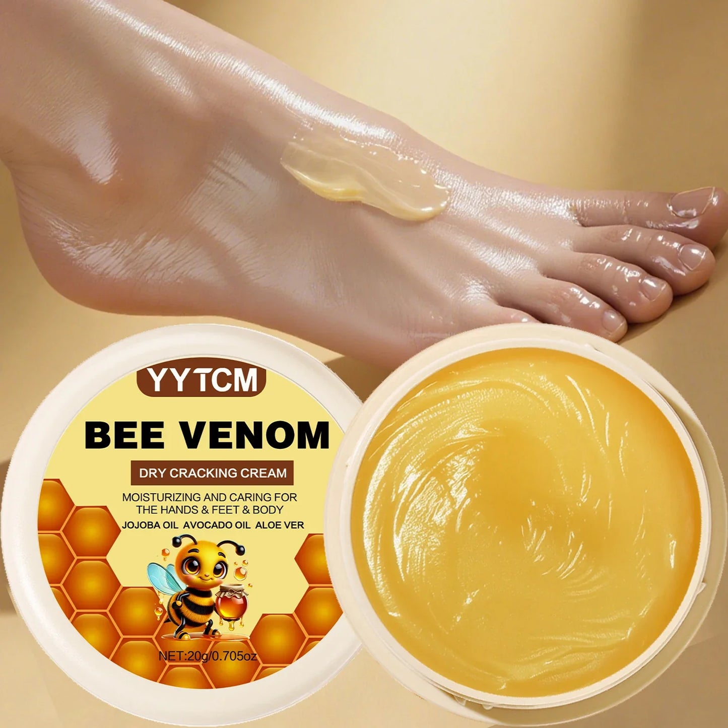 Bee Venom Foot Cream – Deep Hydrating Moisturizer 20g