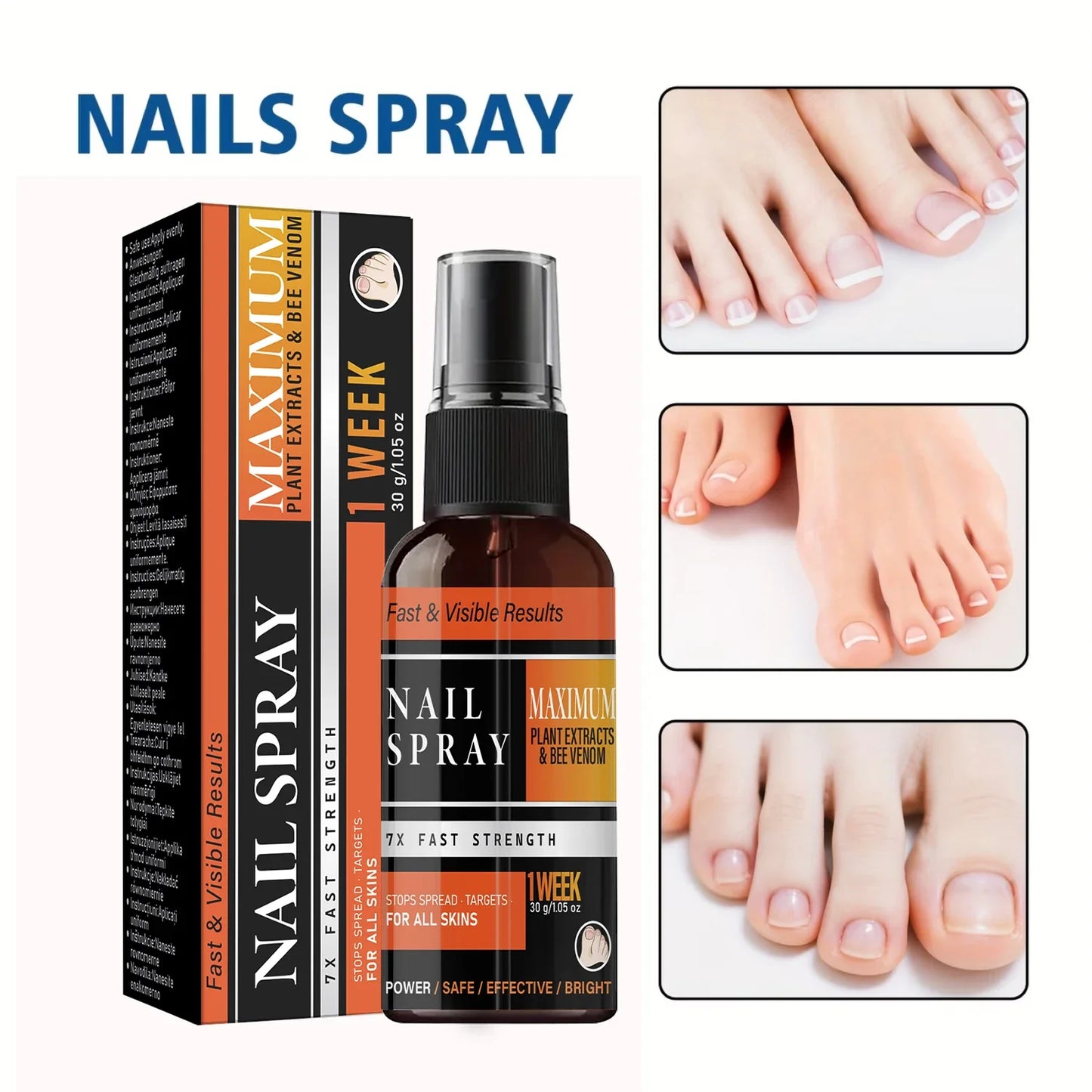 Nail Repair Spray – Bee Venom, Collagen & Hyaluronic Acid