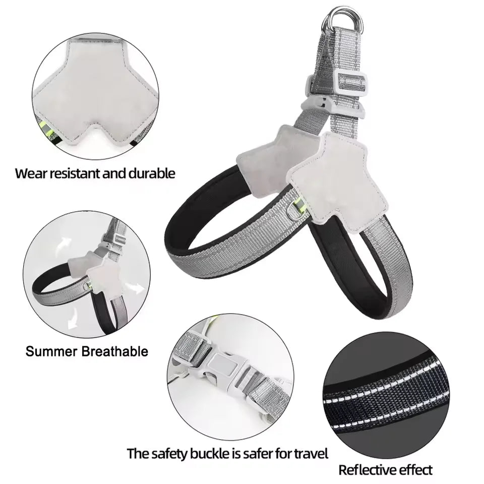 Reflective No-Pull Vest Dog Harness | Small & Medium Breeds