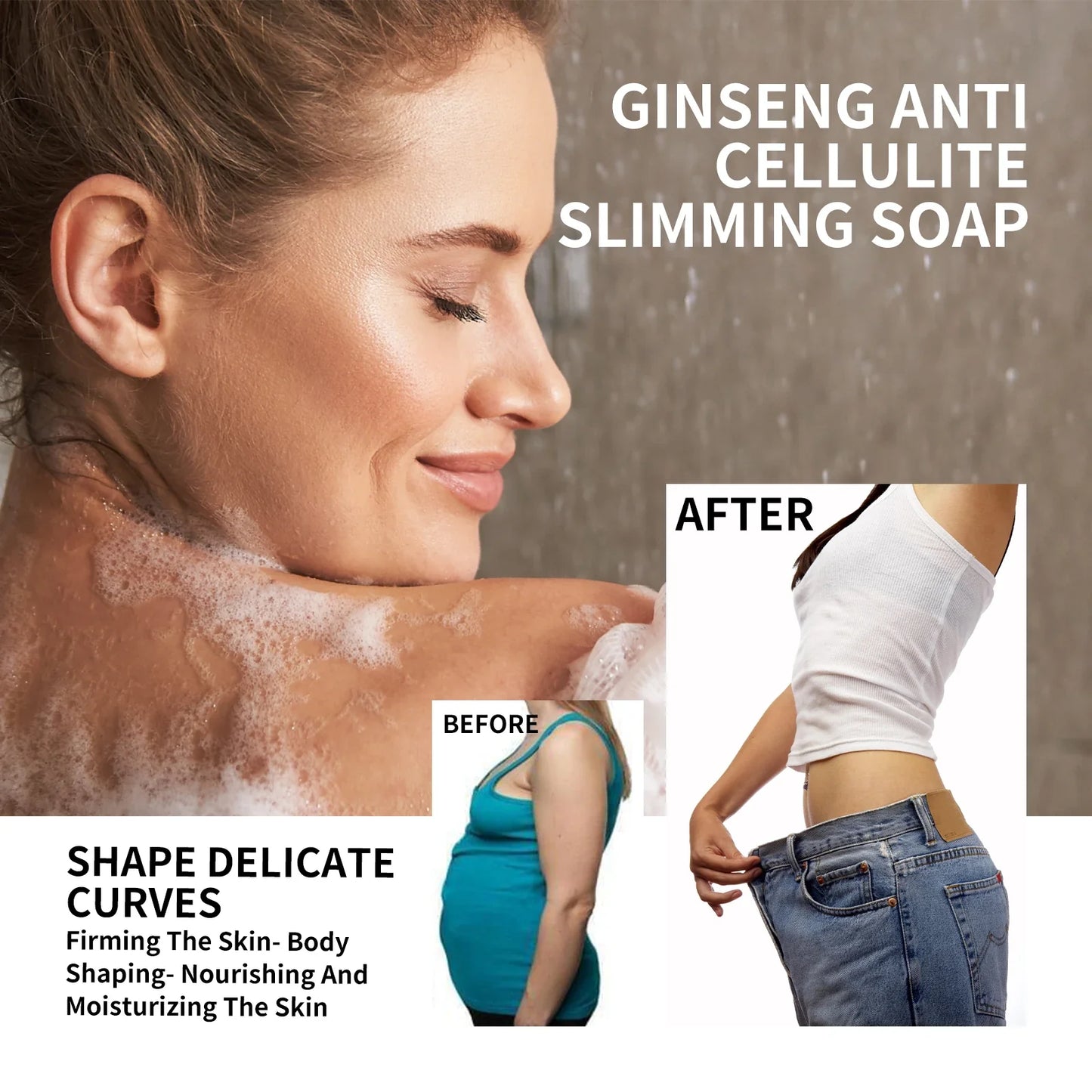 OceAura Ginseng Body Soap – Firming, Moisturizing & Slimming