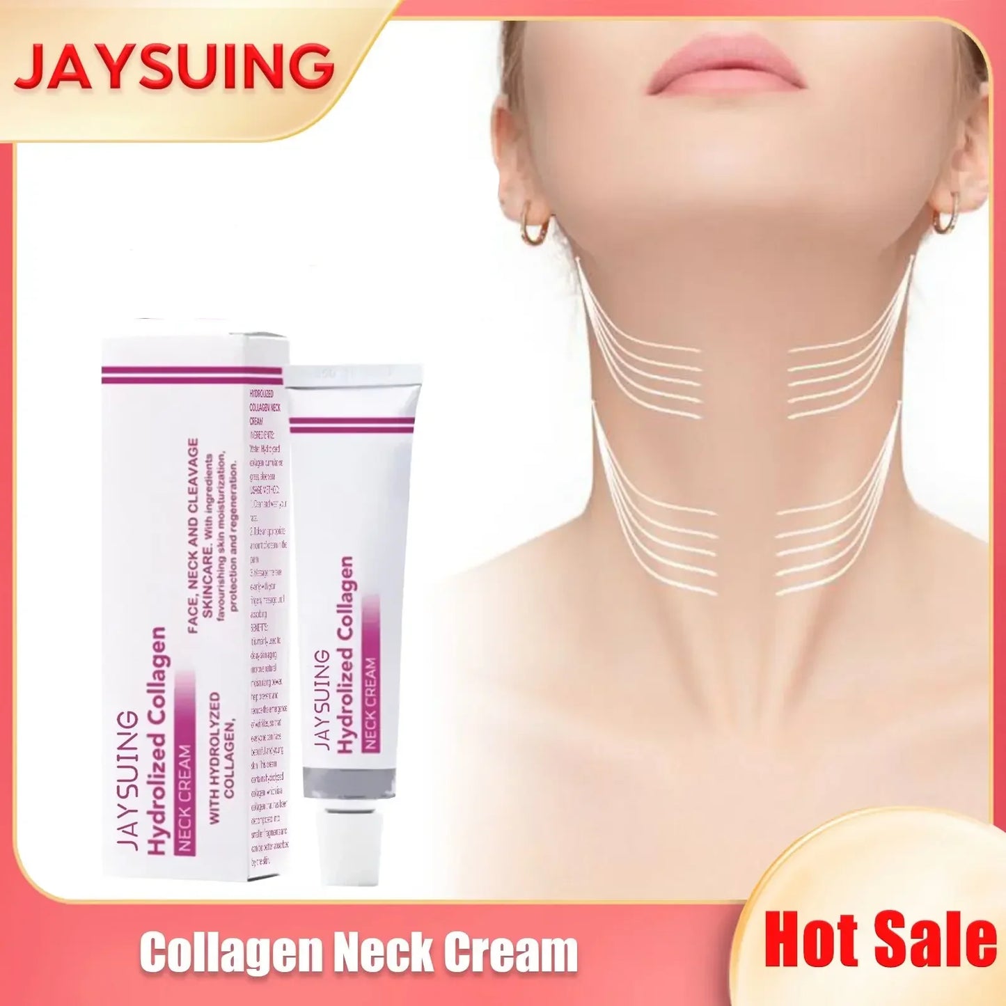 Jaysuing Collagen Neck Cream – Firming & Anti-Aging 40g