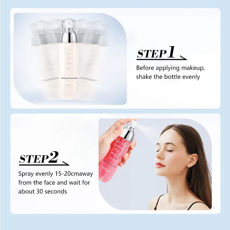 Rave Lady 115ml Rose Facial Mist Toner – Hydrating Makeup Spray