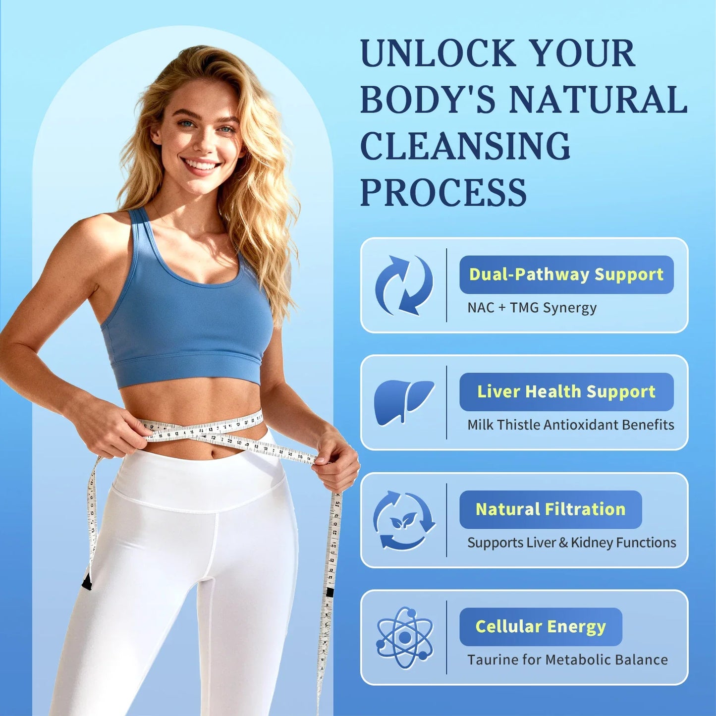 Beworths Liver Detox Pills – NAC, Milk Thistle, TMG & Taurine