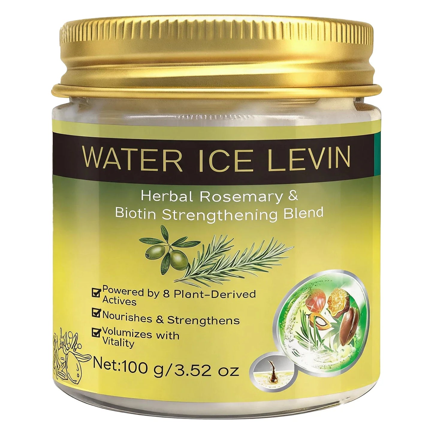 Biotin Rosemary Hair Mask with Keratin | Nourish & Smooth 100g