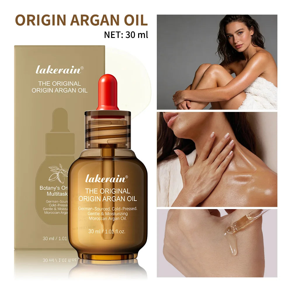 The Original 100% Pure Organic Moisturizing Argan Oil Long-lasting Moisturizing Smooth Fine Lines Wrinkles Nourish Dry Skin Care Peaceful Pleasures Health and Wellness 1pc