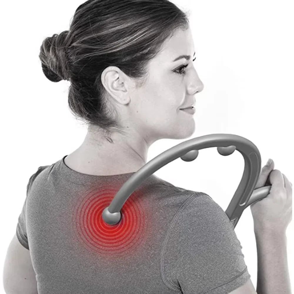 Trigger Point Hook Cane Massager – Back, Neck & Foot Relief