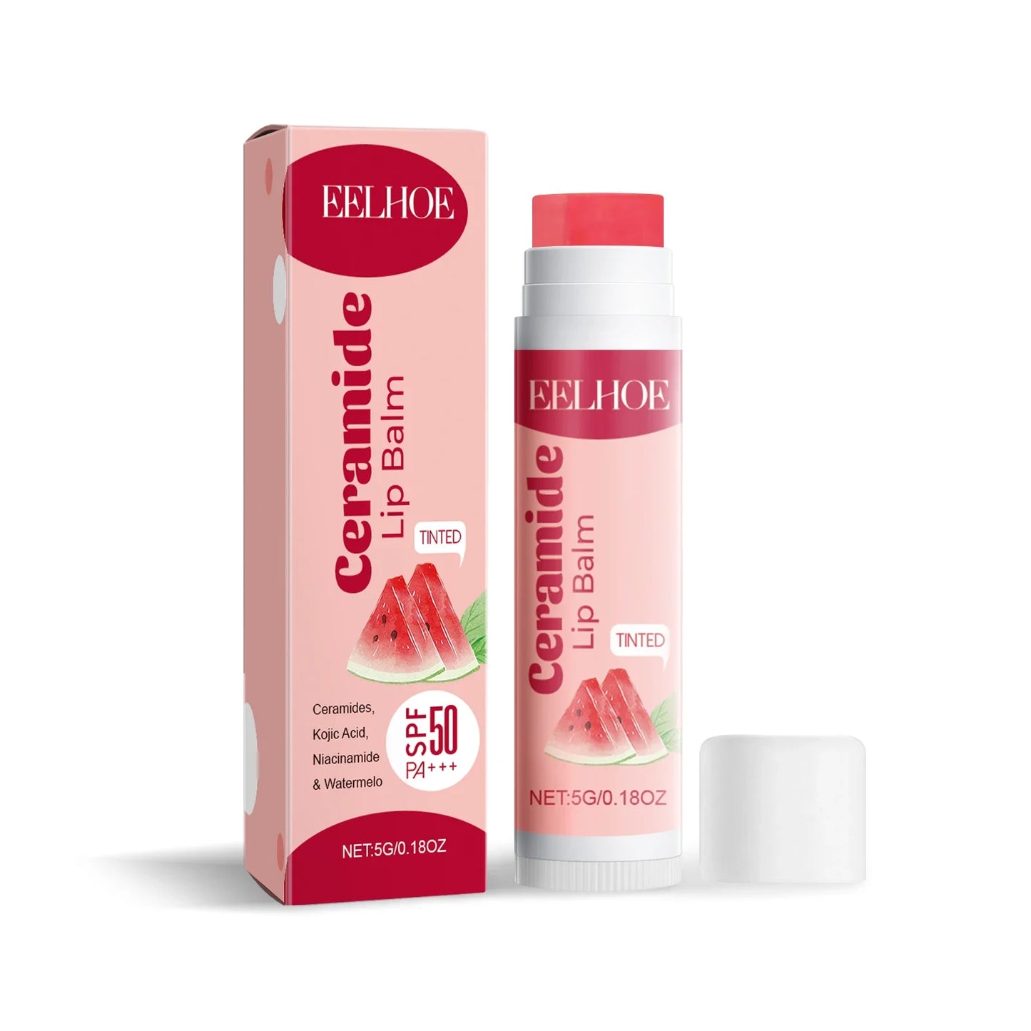 Watermelon Lip Balm – Shea Butter, Plumping & Moisturizing