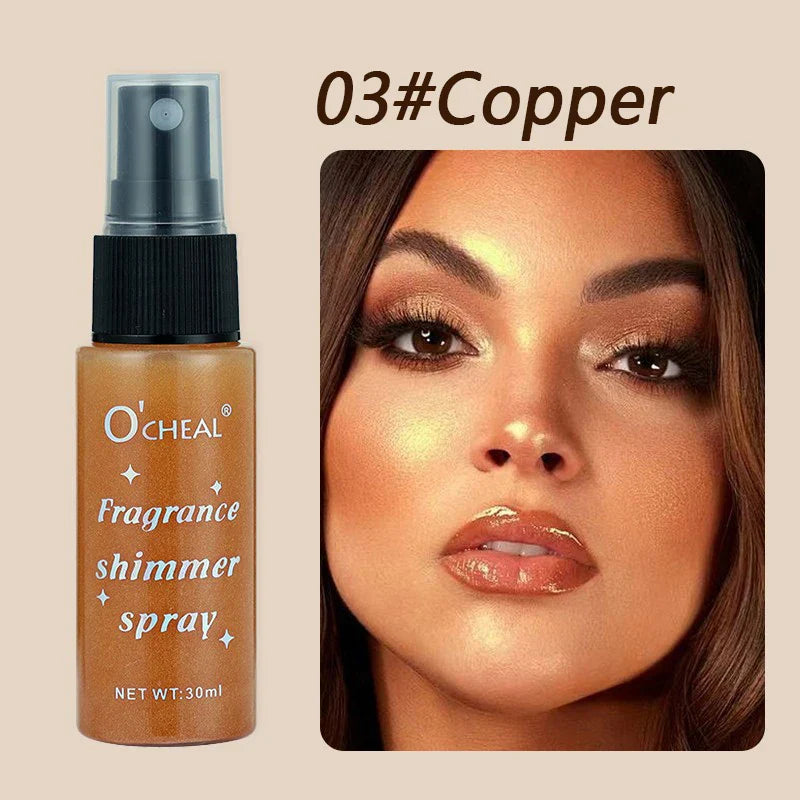 O'Cheal Shimmer Glitter Body Spray – Highlighter Mist 30ml