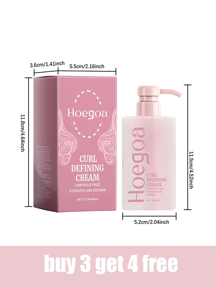 HOEGOA Curl Defining Cream | Shea Butter & Coconut Oil 140g