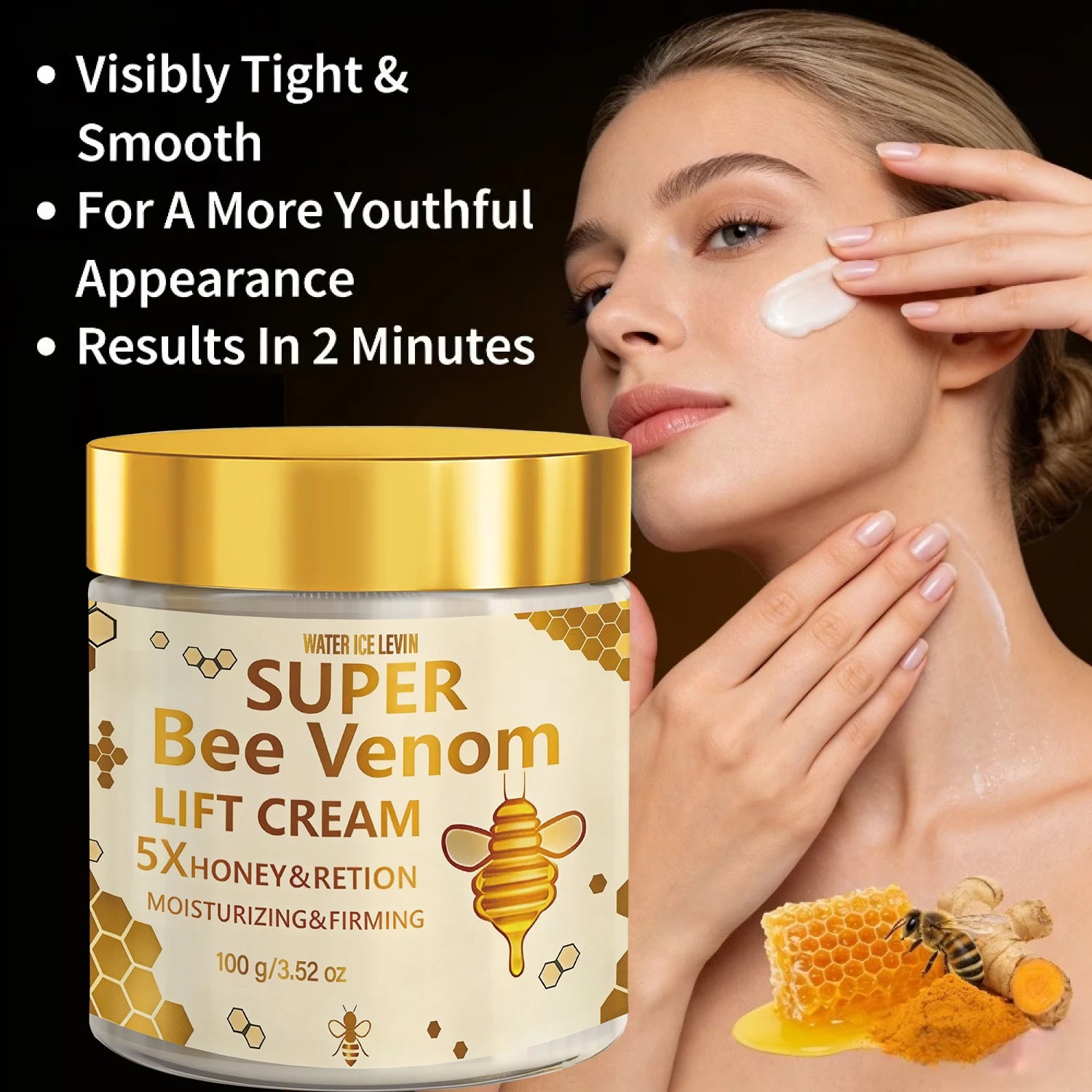 Bee Venom Firming Face Cream | Retinol, Hyaluronic Acid & Niacinamide Firming Face Cream Peaceful Pleasures Health and Wellness