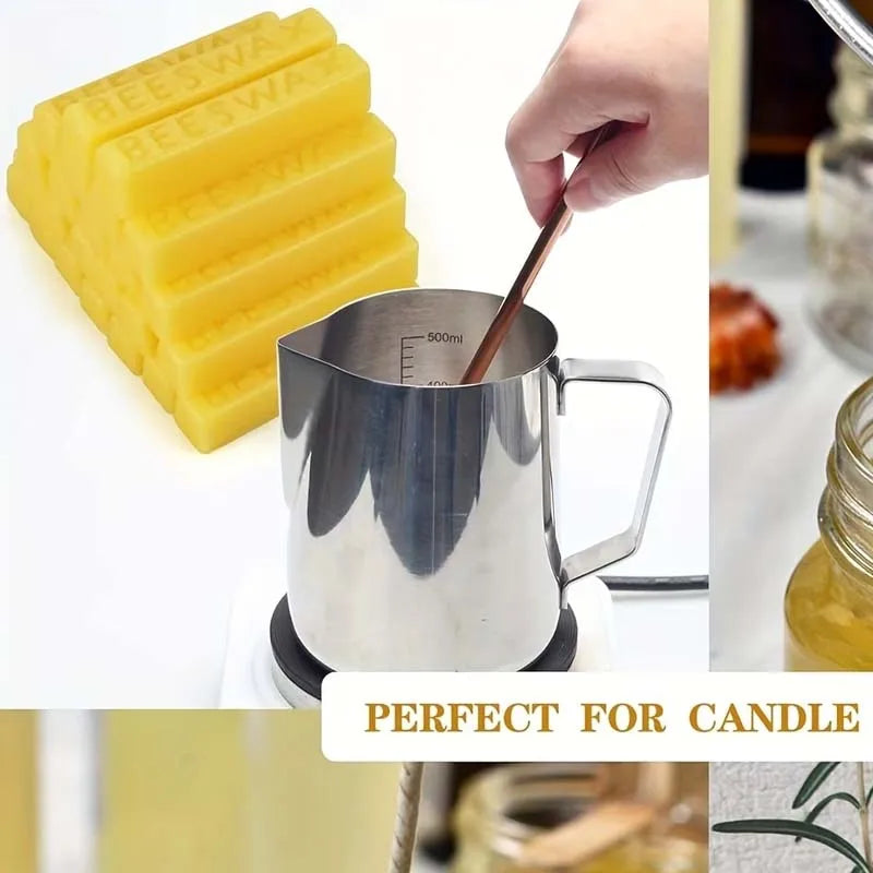 Natural Yellow Beeswax Sticks – Candle Making & DIY Crafts