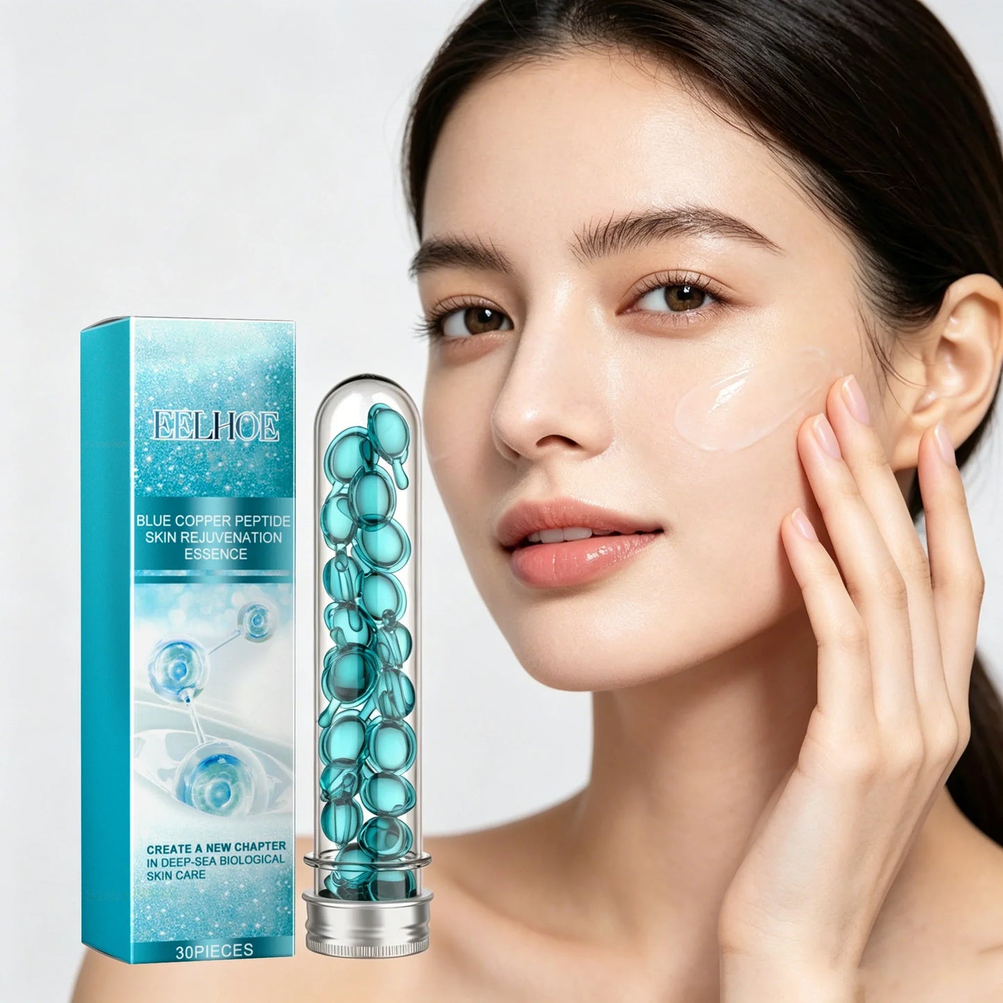Hoygi 30pc Hyaluronic Acid Face Serum Capsules – Anti-Aging