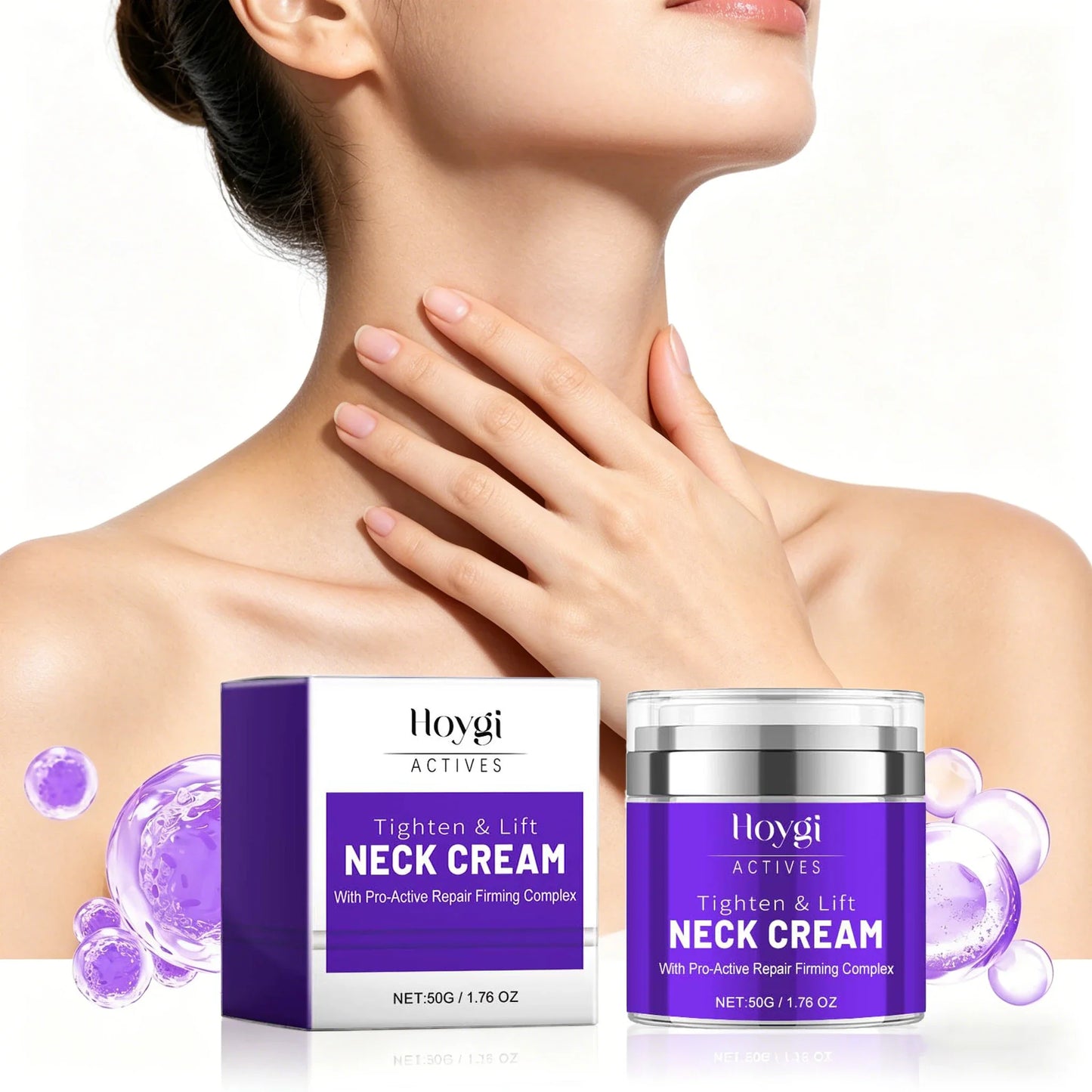 Hoygi Neck Firming Cream – Avocado Oil, Anti-Wrinkle 50g
