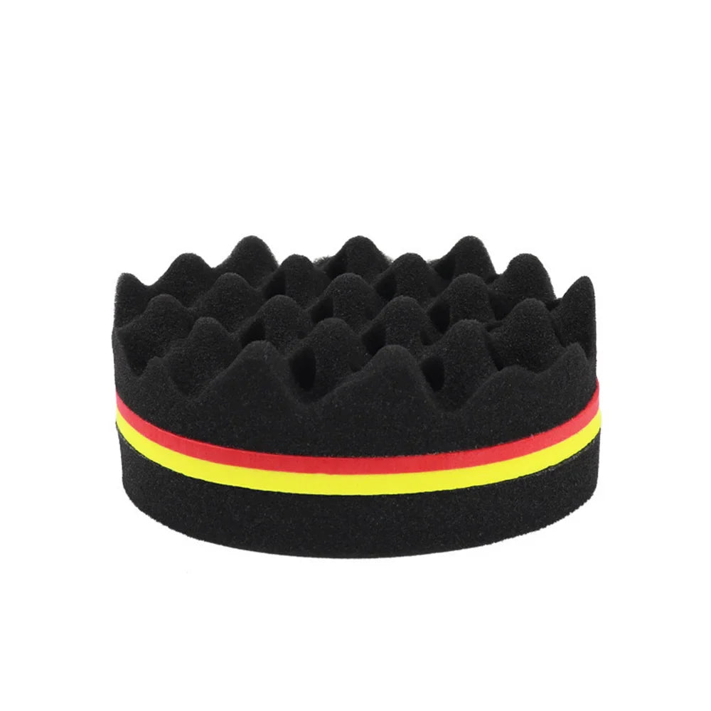 Double-Sided Twist Hair Sponge Brush – Afro Curl Styling