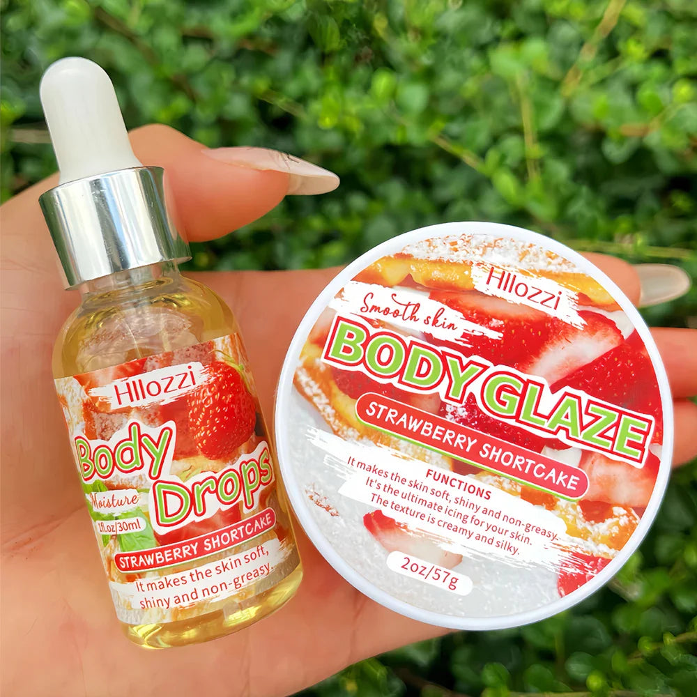 Body Glaze & Oil Combo – Non-Greasy Hydrating Body Lotion