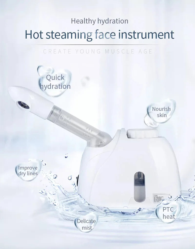 VamsLuna Ozone Facial Steamer – Warm Mist Face Vaporizer