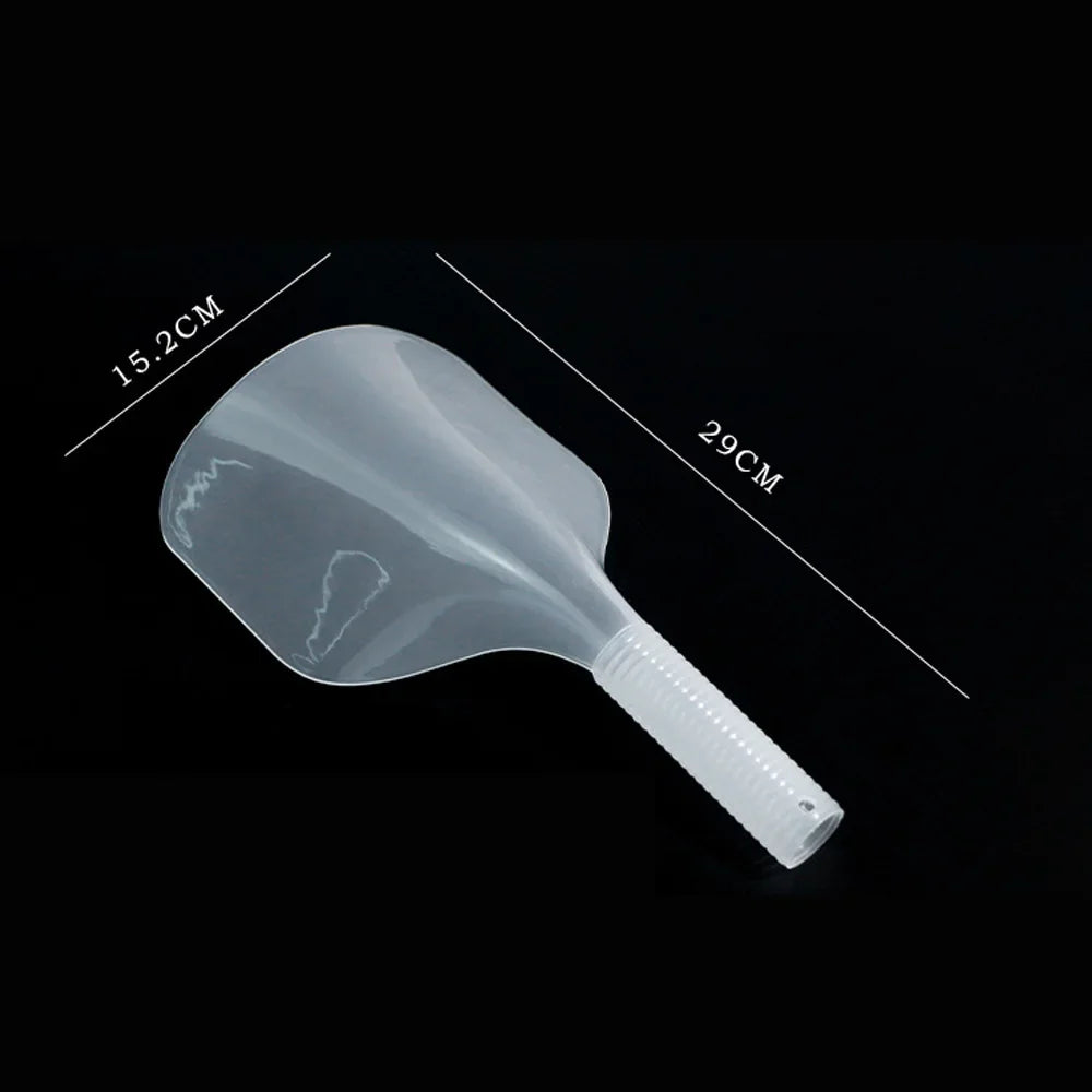 Clear Plastic Hairspray Face Shield for Barber & Hair Salon