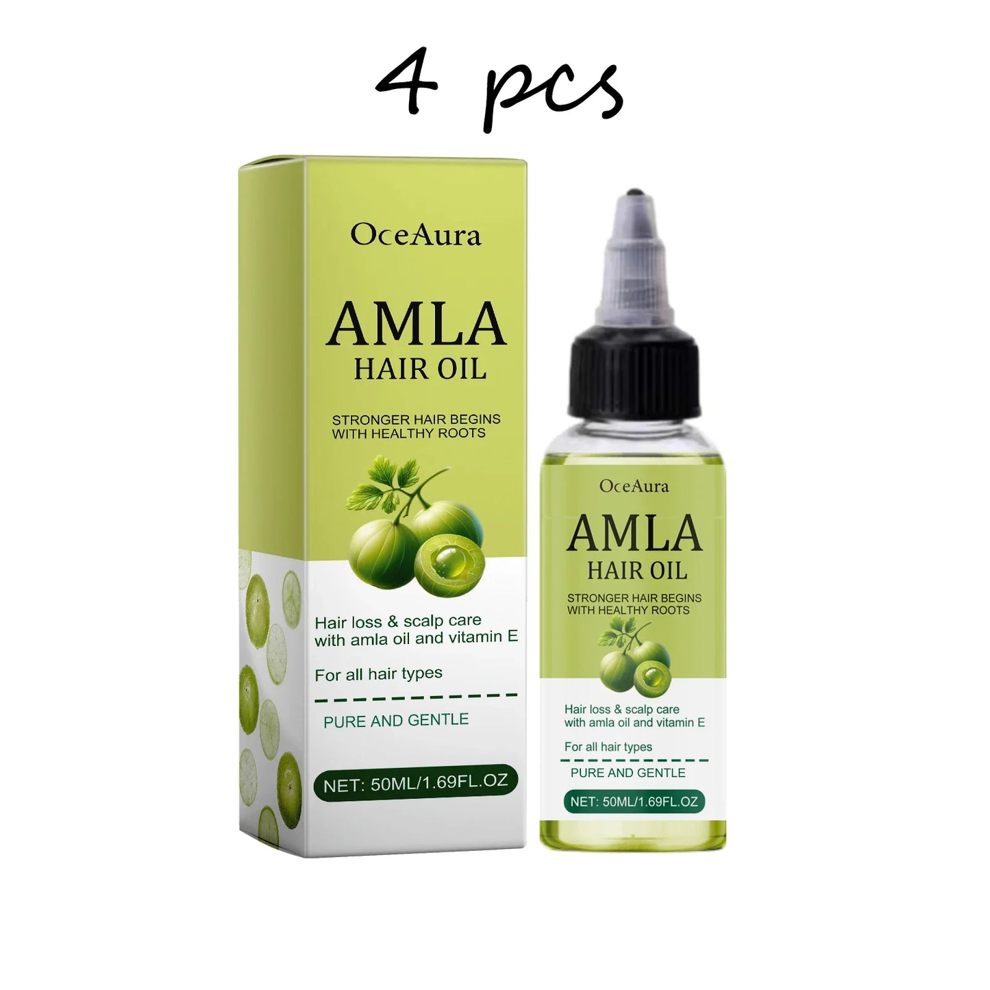 OceAura Hair Oil – Frizz Control, Scalp Repair & Split Ends