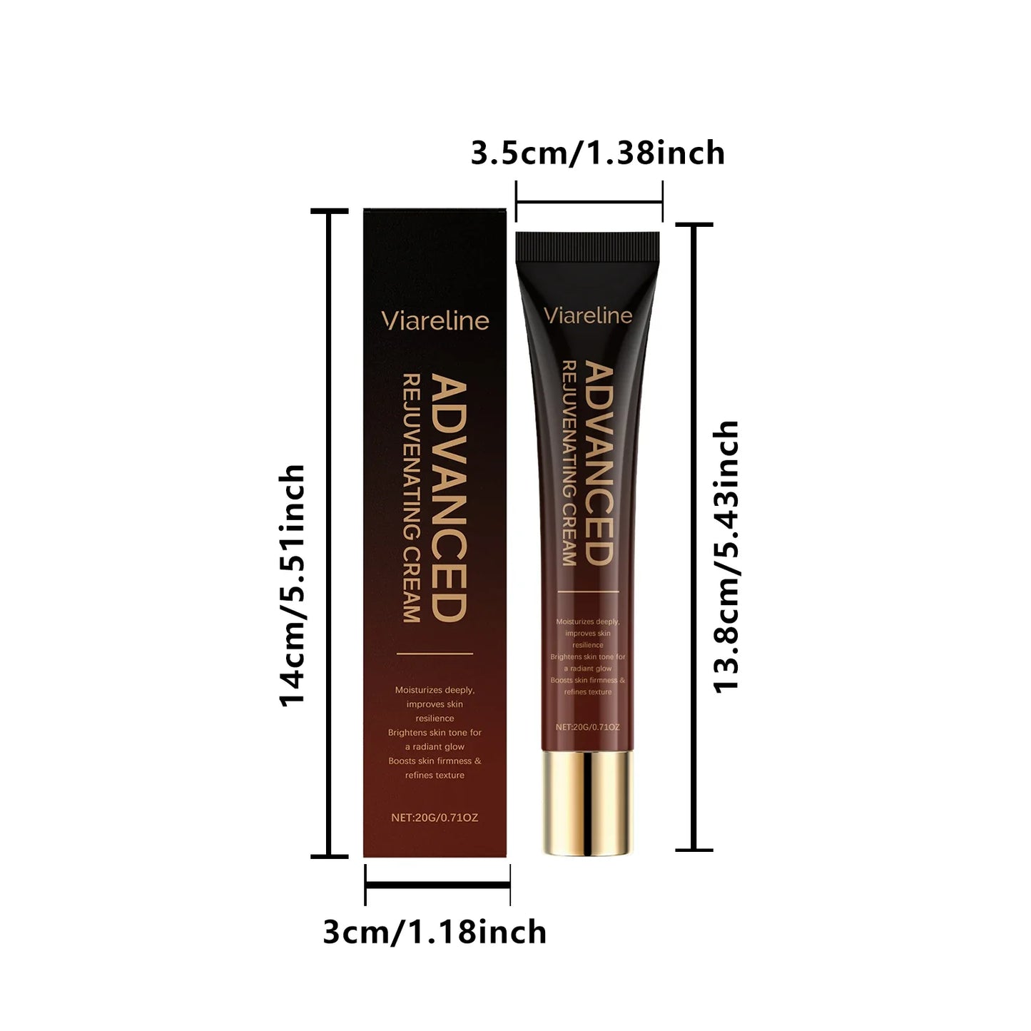 Viareline Face Cream – Firming, Brightening & Moisturizing 20g