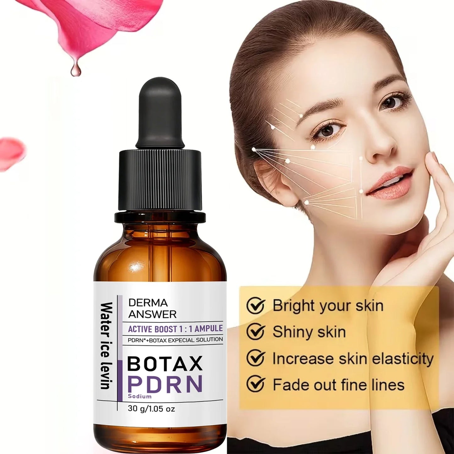 DERMA ANSWER Active Boost Ampoule | PDRN, HA & Niacinamide