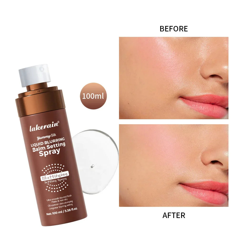 Lakerain Matte Setting Spray – Blurring, Hydrating & Oil Control