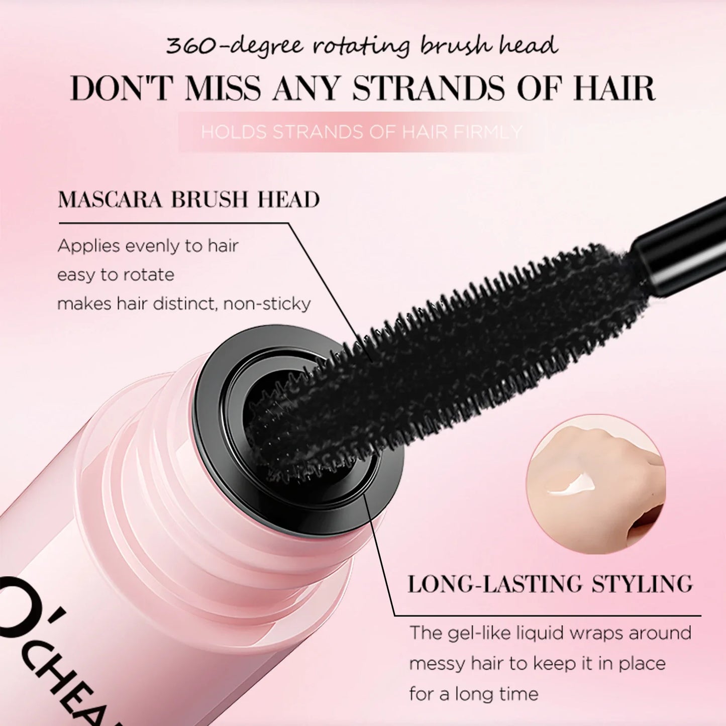 O'CHEAL Anti-Frizz Hair Wax Stick – Portable Styling Cream