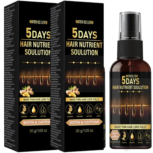 Biotin & Caffeine Hair Oil – Rosemary & Turmeric, 30g