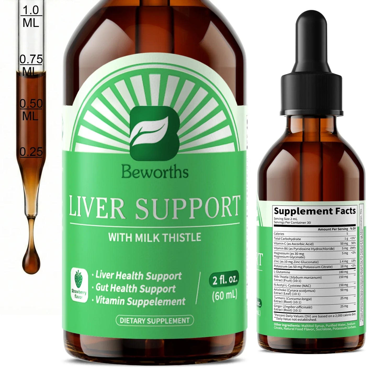 Lukaree Chlorophyll Liquid Drops – Gut, Skin & Immune Support