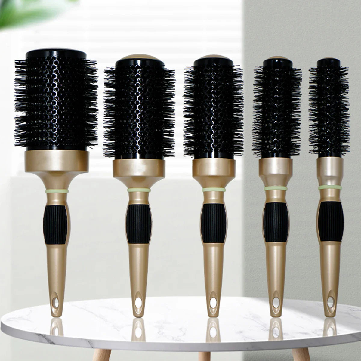 Thermal Round Barrel Hair Brush – Nylon Salon Styling Comb