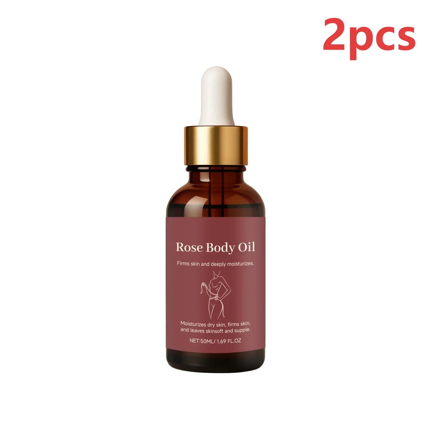 Rose & Coffee Seed Body Oil – Hydrating & Firming Oil 50ml