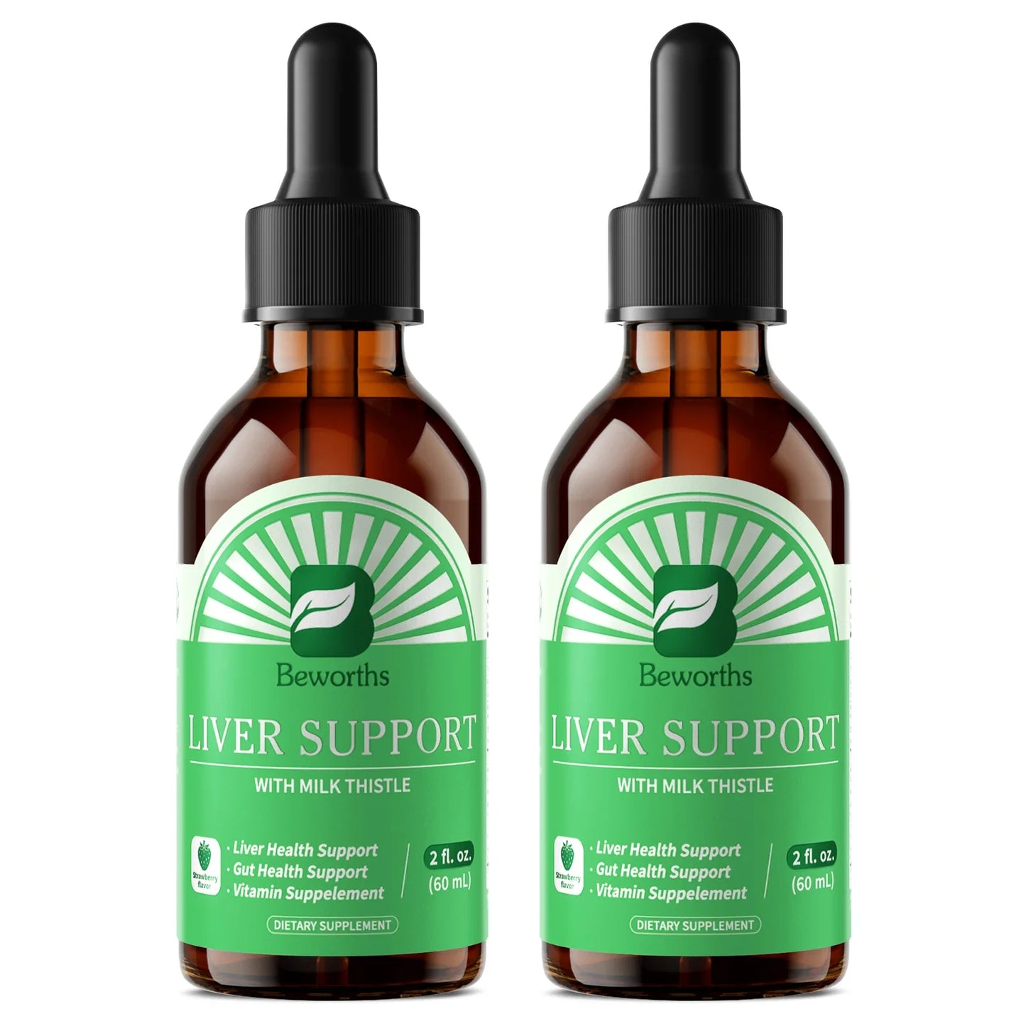BEWORTHS Liver Health Drops – Milk Thistle, NAC & L-Glutamine