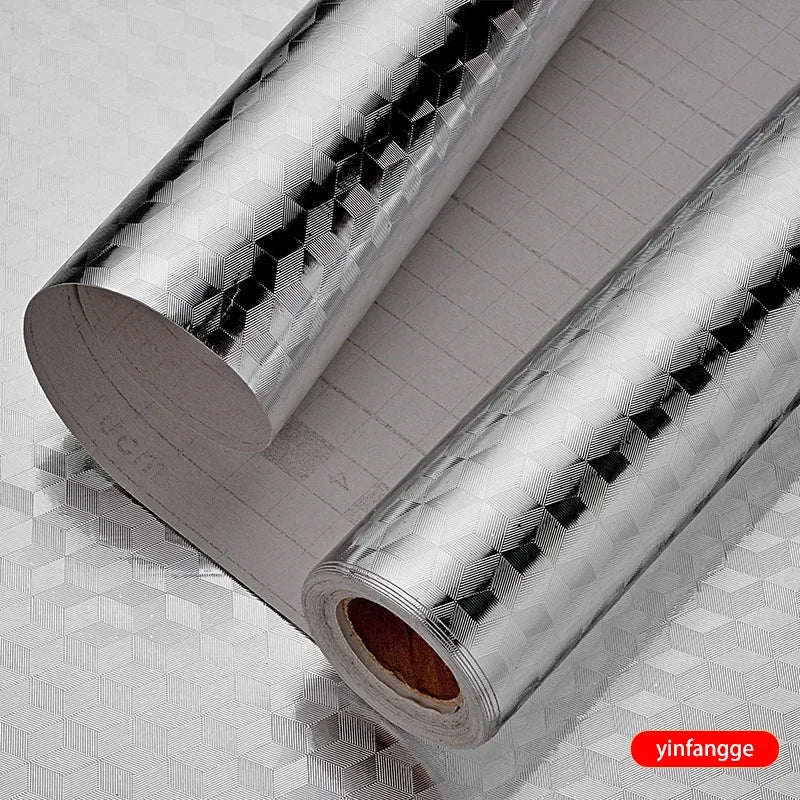 40cm Self-Adhesive Aluminum Foil Kitchen Backsplash Liner