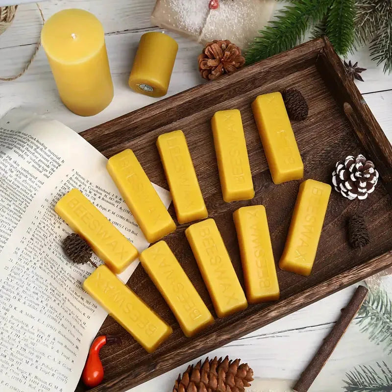 Pure Beeswax Blocks for DIY Candle Making & Aromatherapy