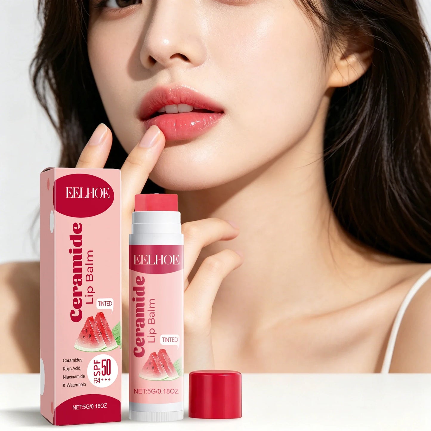 Watermelon Lip Balm – Shea Butter, Plumping & Moisturizing