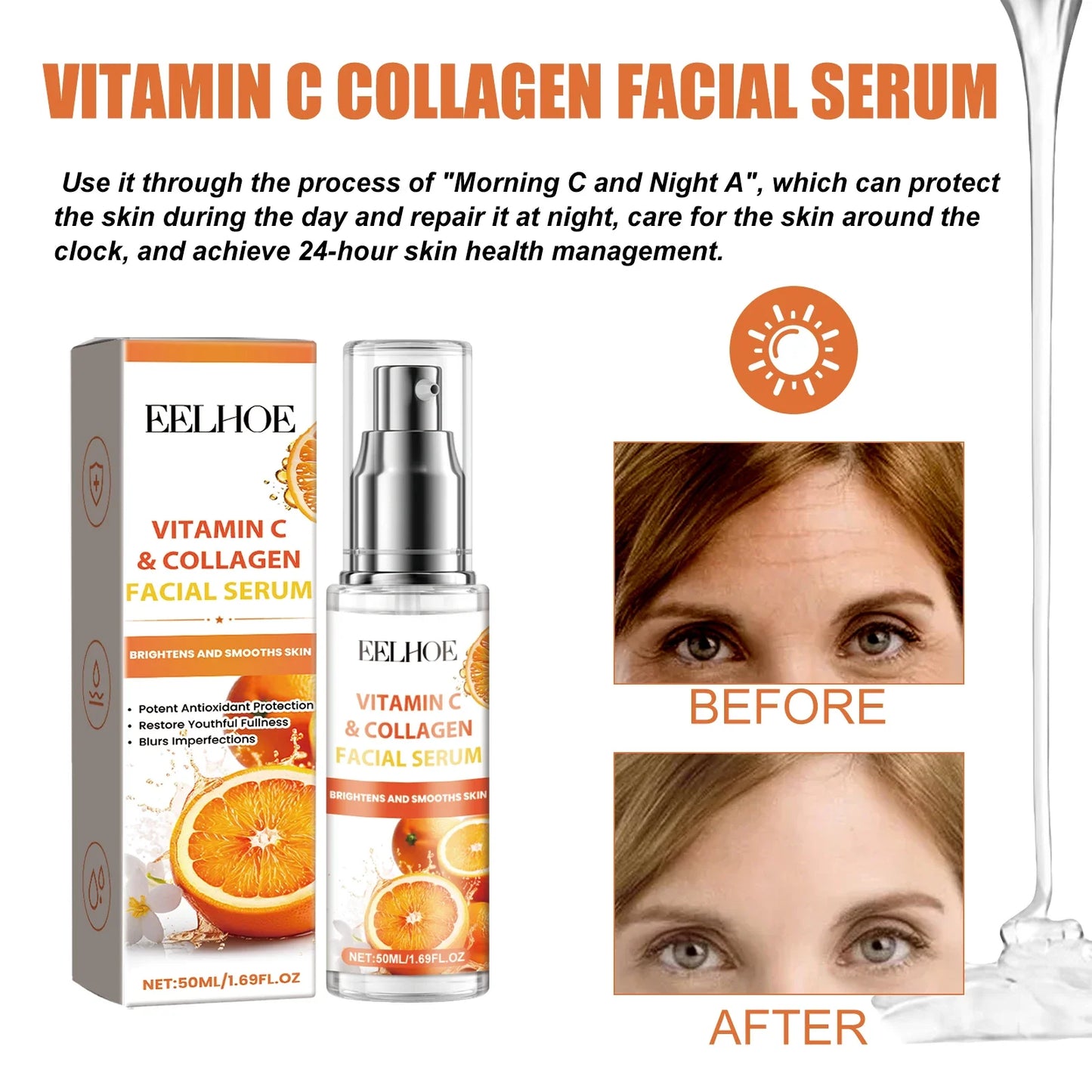 Vitamin C Face Serum 50ml – Anti-Aging, Brightening Glow