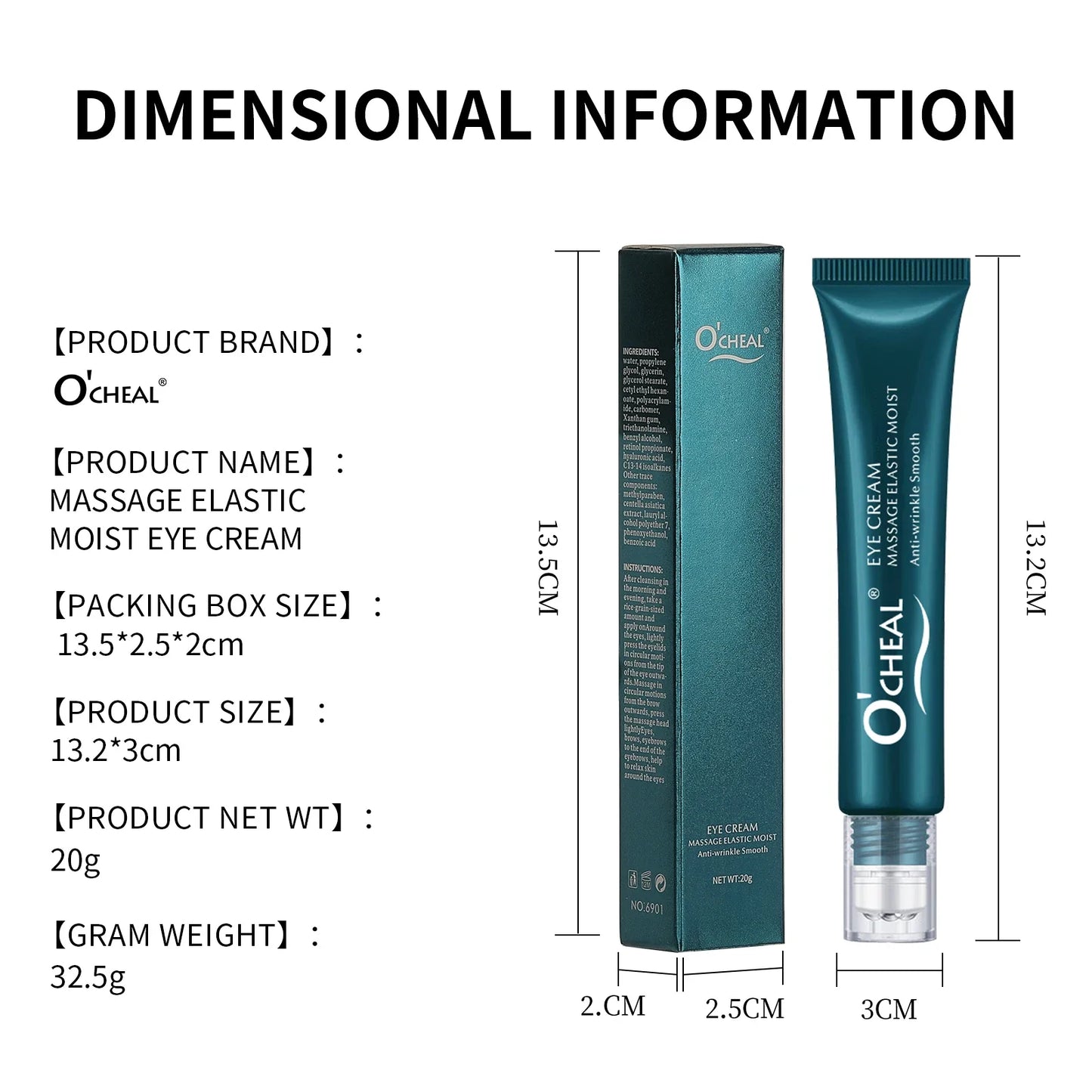 O'Cheal Roller Ball Eye Cream Set 4pc – Firming & Brightening