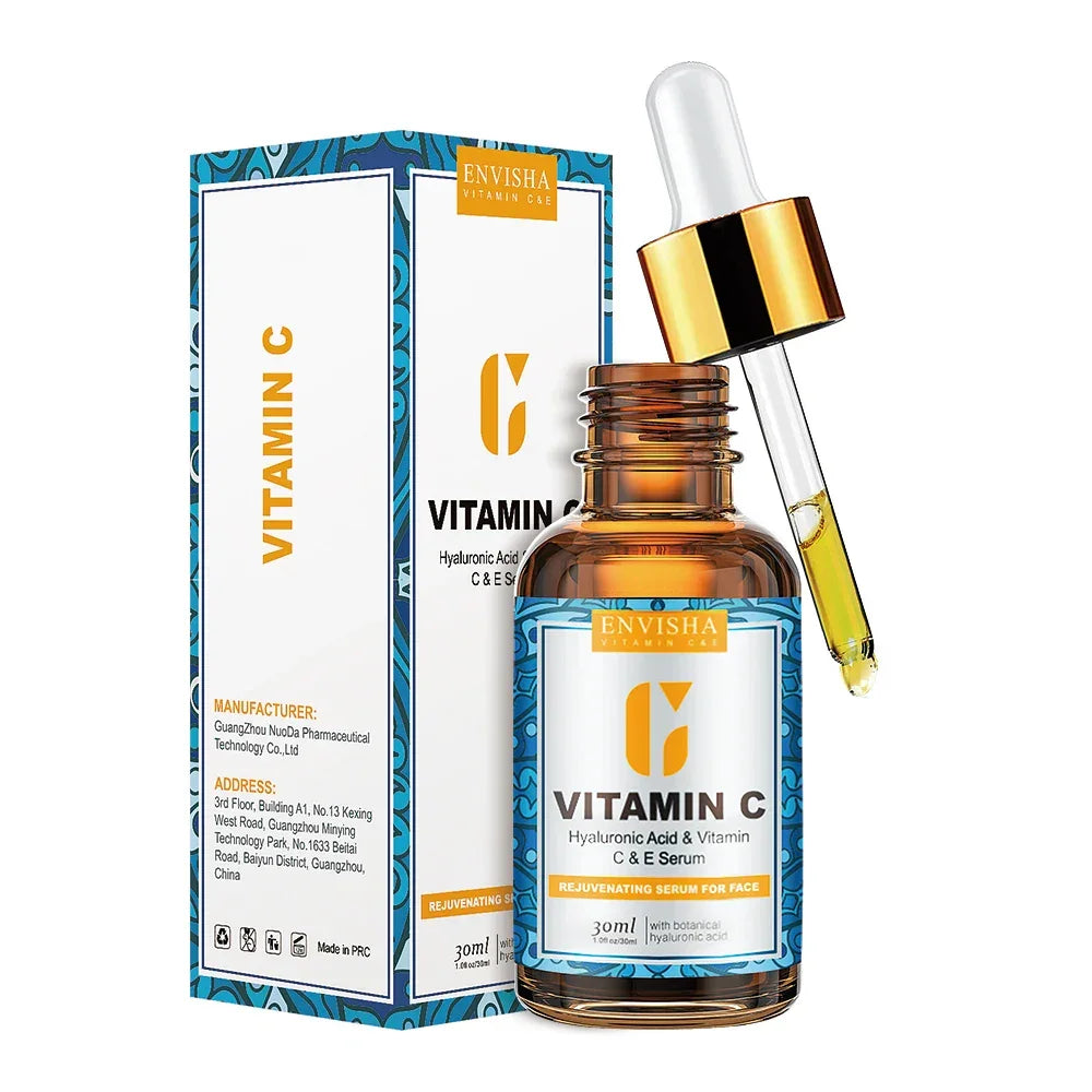 ENVISHA Face Serum – Vitamin C, Retinol & Hyaluronic Acid Face Serum ENVISHA