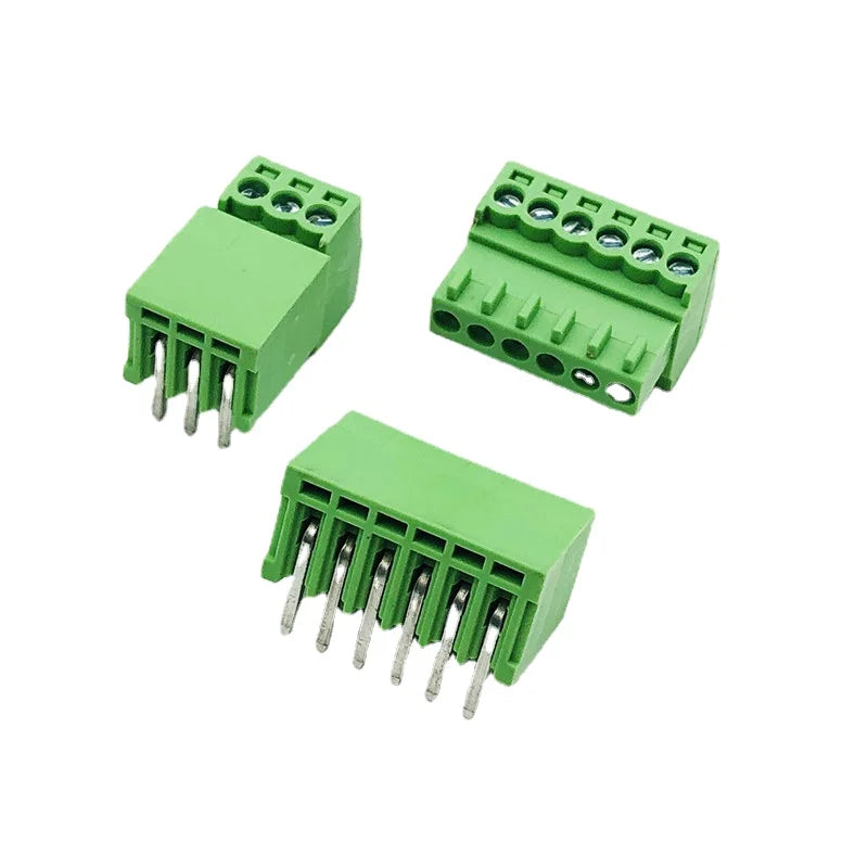 5sets 15EDG 2.54mm Pitch Screw Wiring Plug-in Terminal Plug Welding Plate Socket 2.54 Plug + Pin Header Socket 2p 3p 4p 5p 6p Peaceful Pleasures Health and Wellness